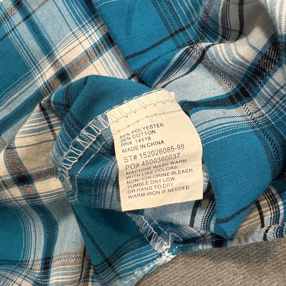 Ely Cattleman S/S Plaid Pearl Snap - Picture 6 of 7